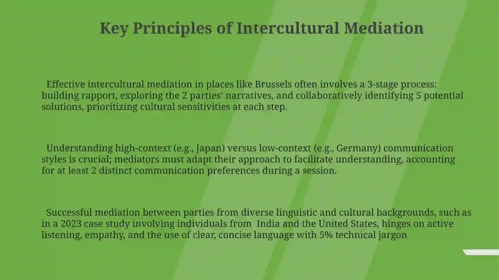 Intercultural mediation 3