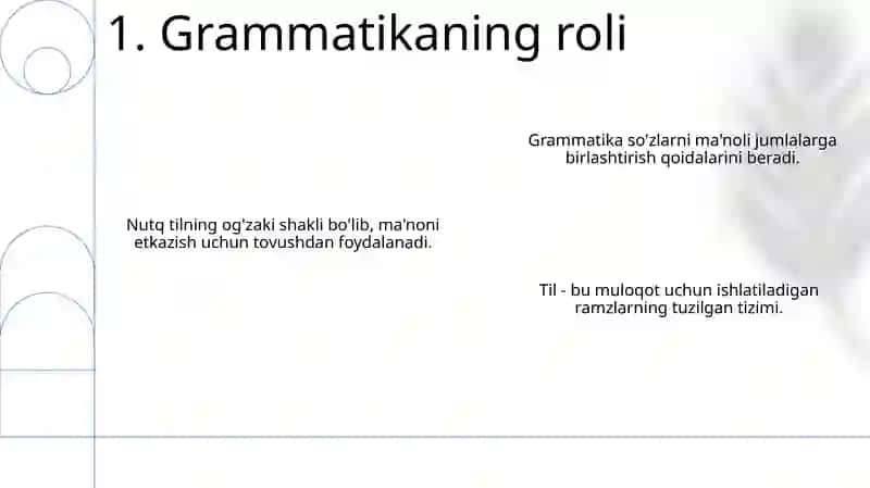 Tilshunoslikdan mavzu: Til qurilishi va tizimi.Til va nutq 3