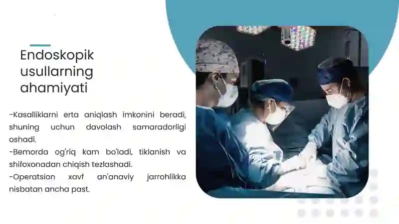 TIBBIYOTDA ENDOSKOPIK USULLARNING QO'LLANISHI 3
