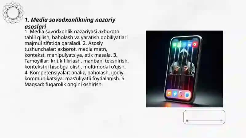 Media savodxonlik va muloqot madaniyati 3
