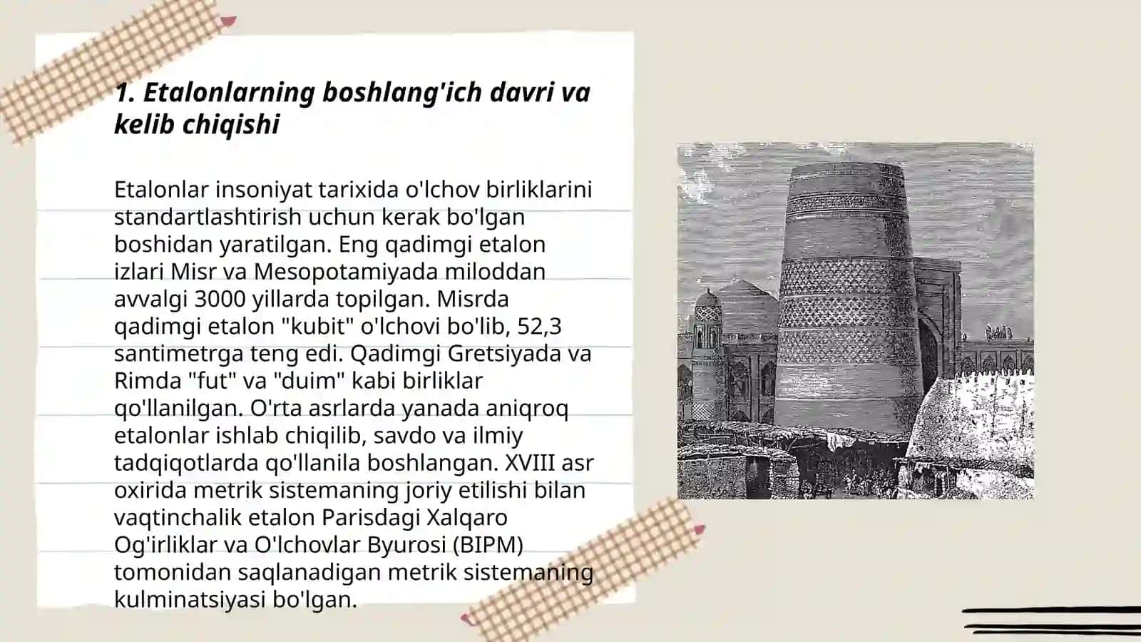 Etalonlarning yaratish tarixi 3