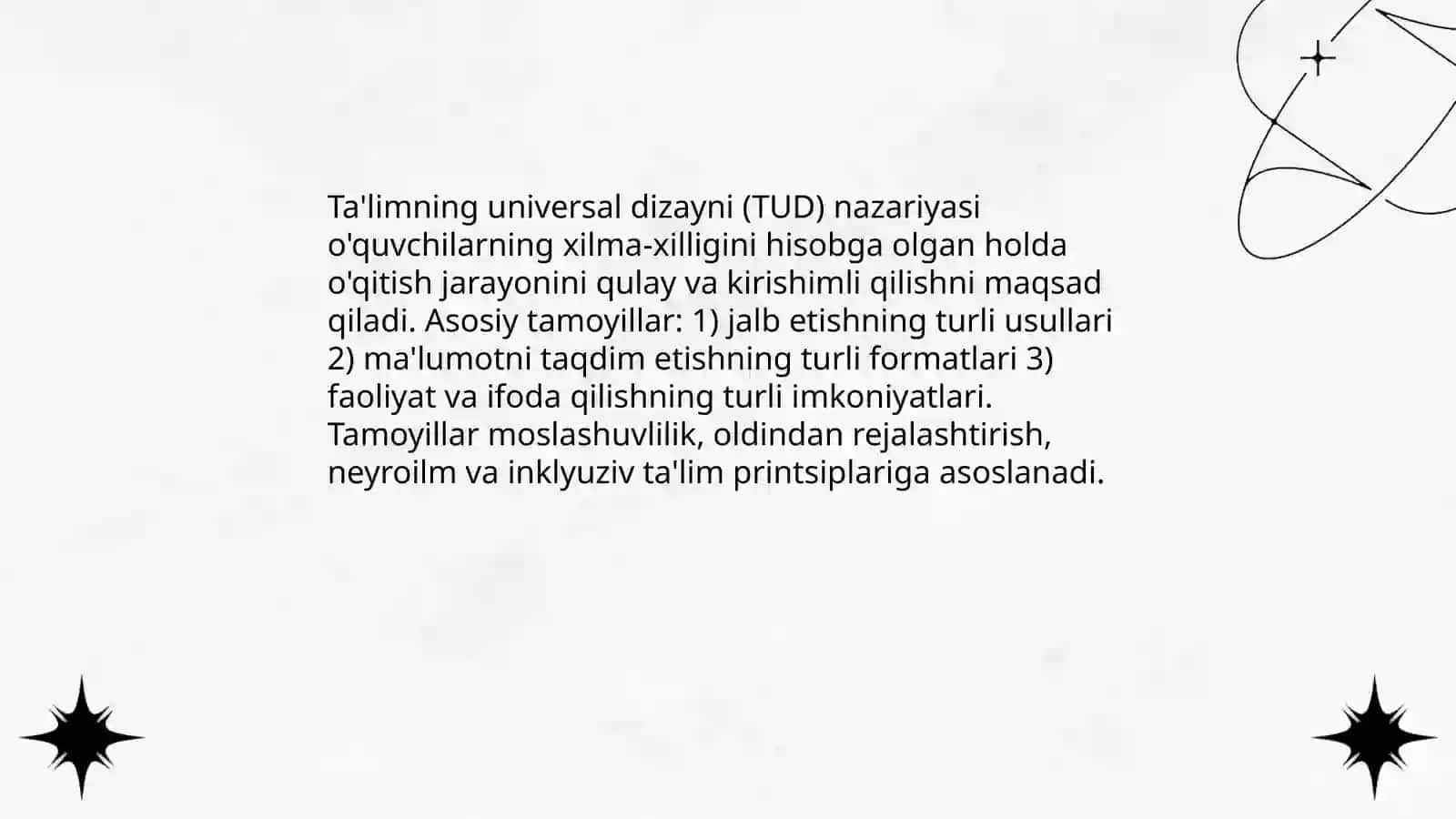 Talimning unversal dizayni va individual talimiy reja 3