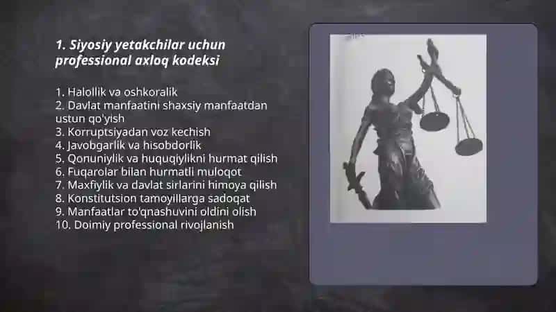 Siyosatda professional etika va yangi axloq siyosati 3