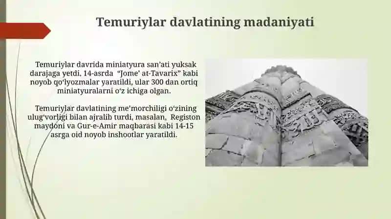 Temuriylar Davri Tarixshunosligi 3