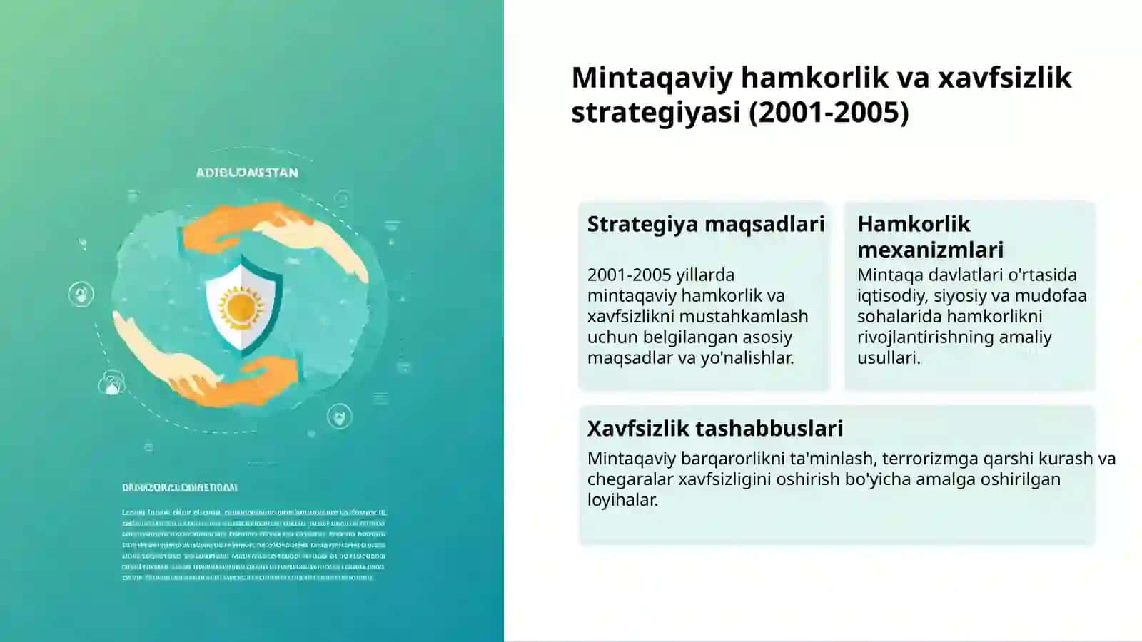 O‘zbekiston tashqi siyosati: shakllanish va ustuvorliklar 3