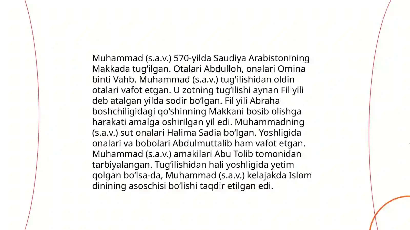 Islom dinining vujudga kelishi 3