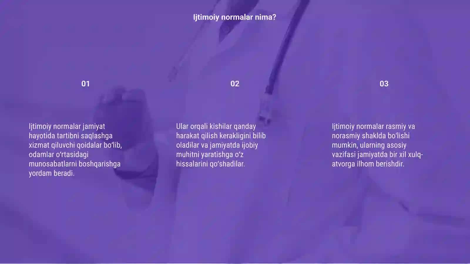 Ijtimoiy normalar 3