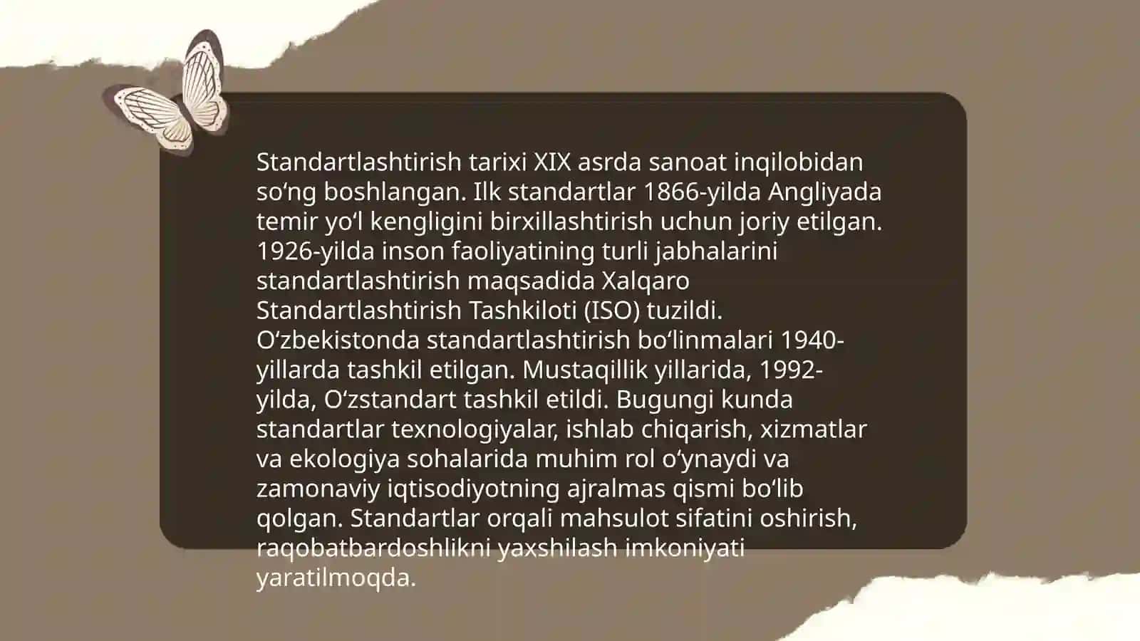Standartlashtirish tamoyillari va ularning ahamiyati 3