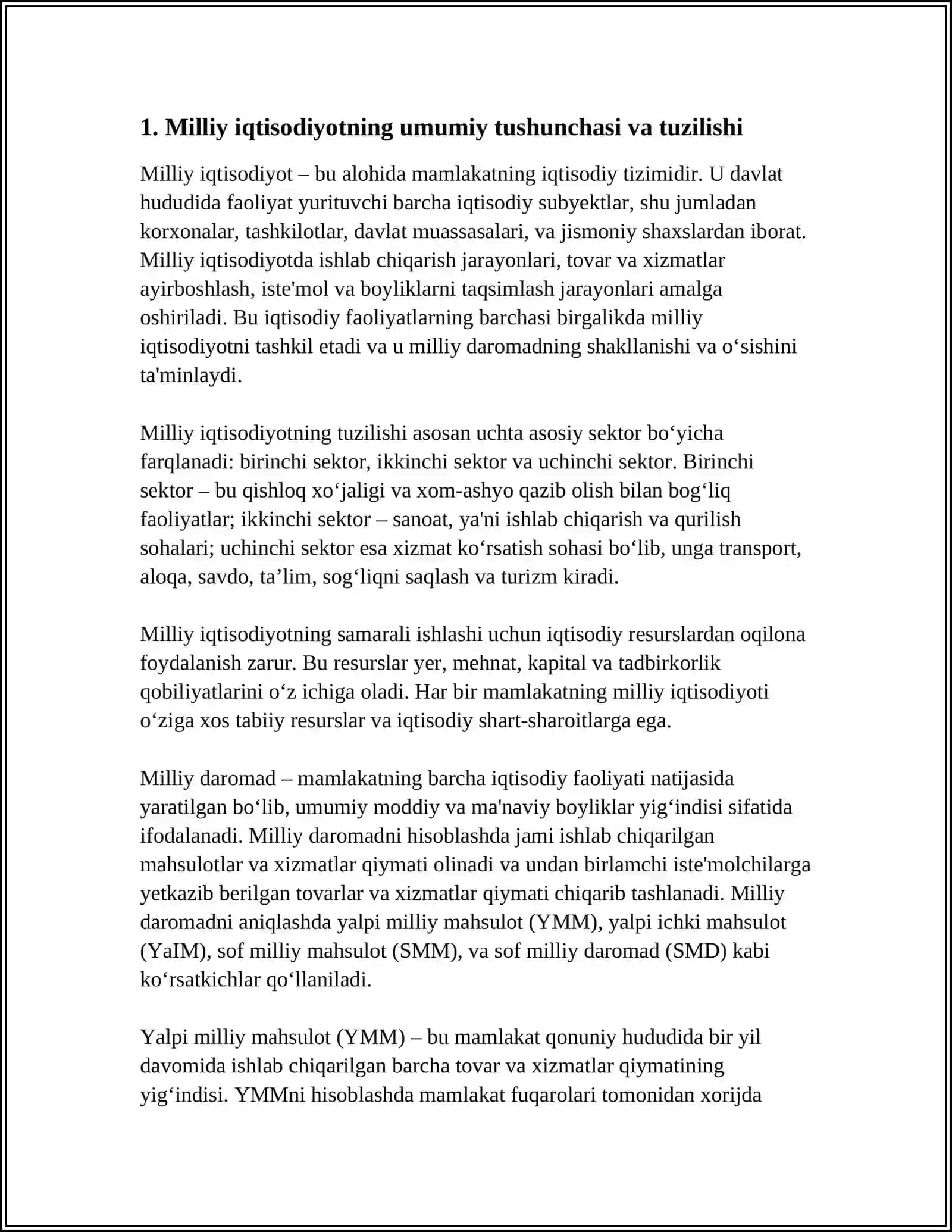 MILLIY IQTISODIYOT VA MILLIY DAROMAD 3