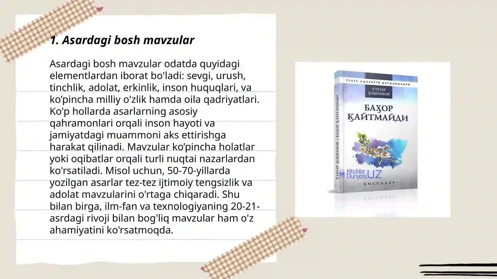 Bahor qaytmaydi 3