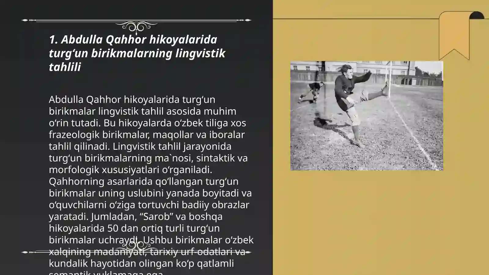Abdulla Qahhor hikoyalarida turgʻun birikmalarning qoʻllanishi 3