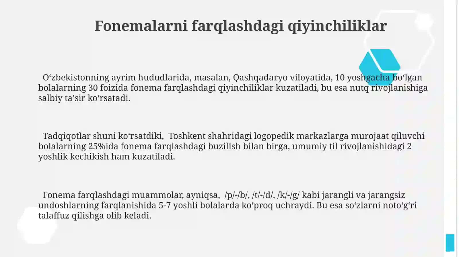 Fonetik masalalari 3