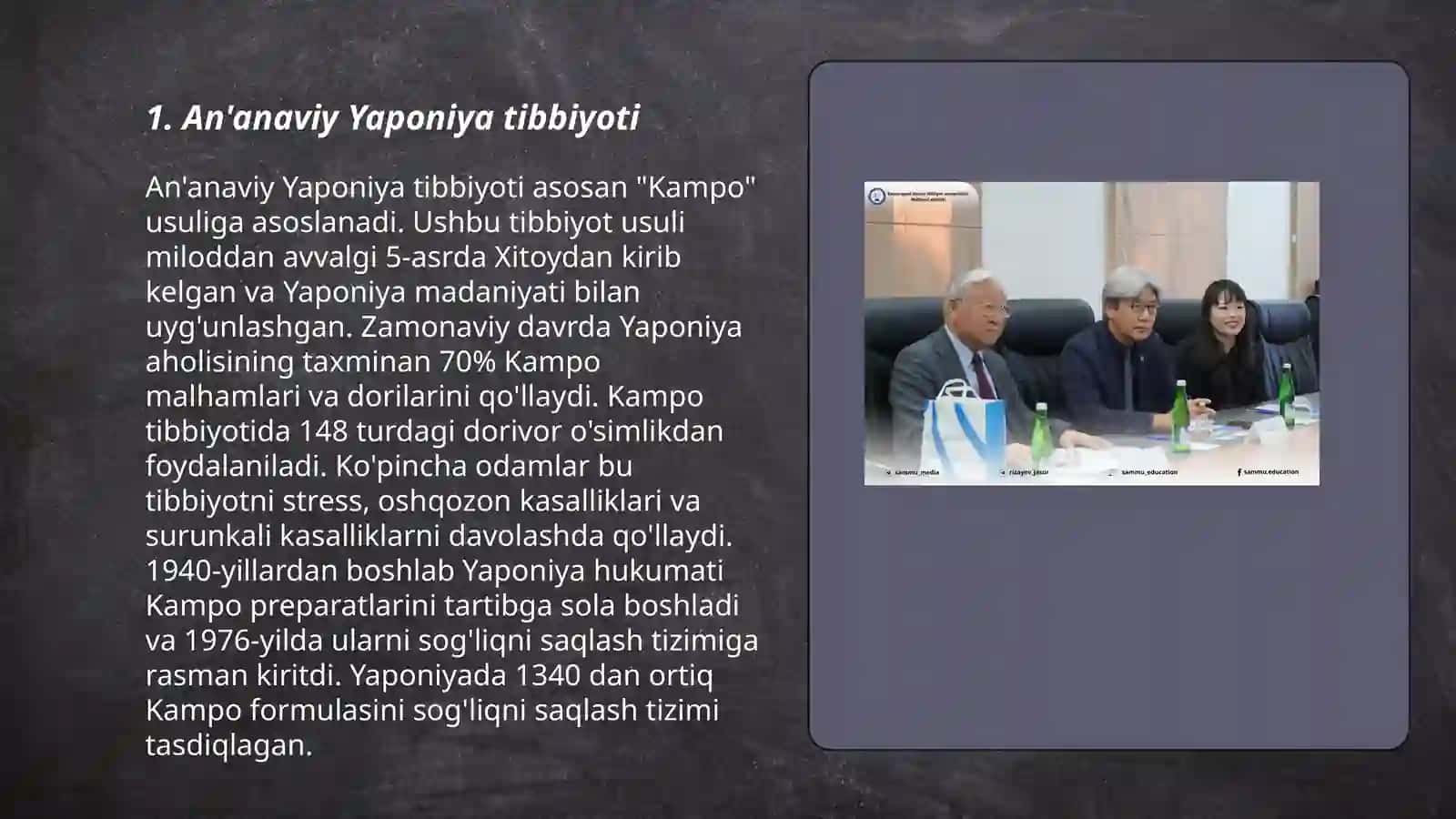Yaponiya tibbiyoti 3