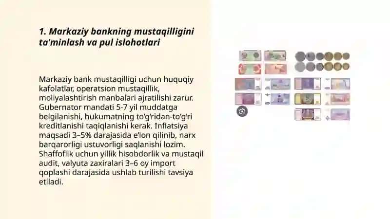 Pul islohotlari 3