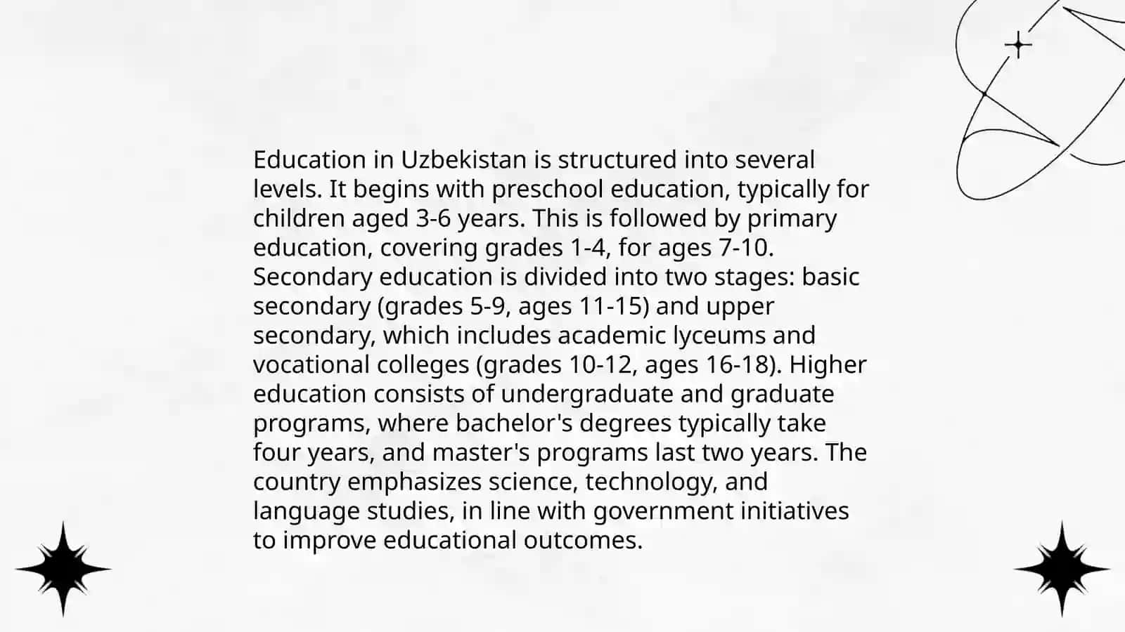 Education System in Uzbekistan 3