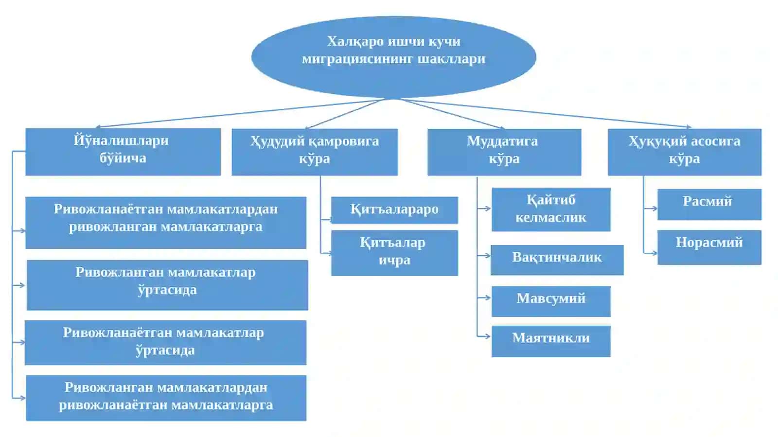 Ҳалқаро ишчи кучи миграцияси сабаблари ва асосий тушунчалари 3