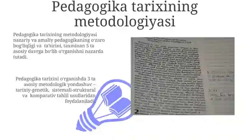 Pedagogika Tarixi Fan Sifatida Qollanishi 3