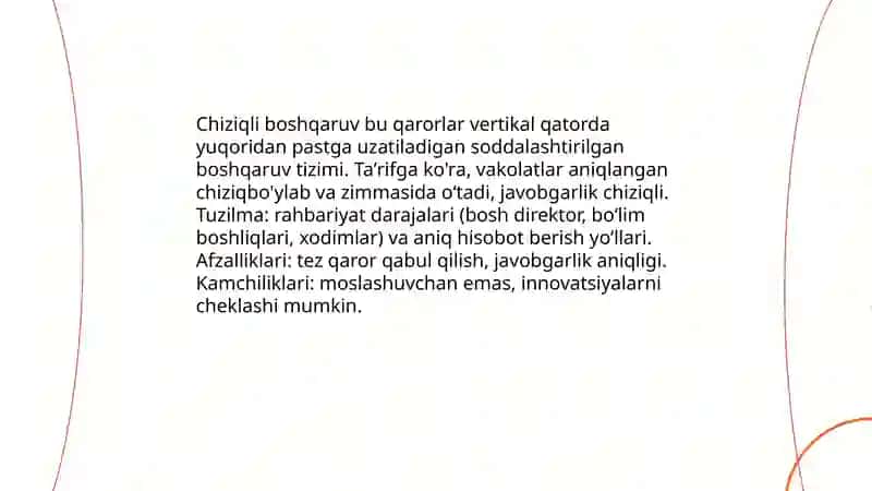 Chiziqli boshqaruv 3