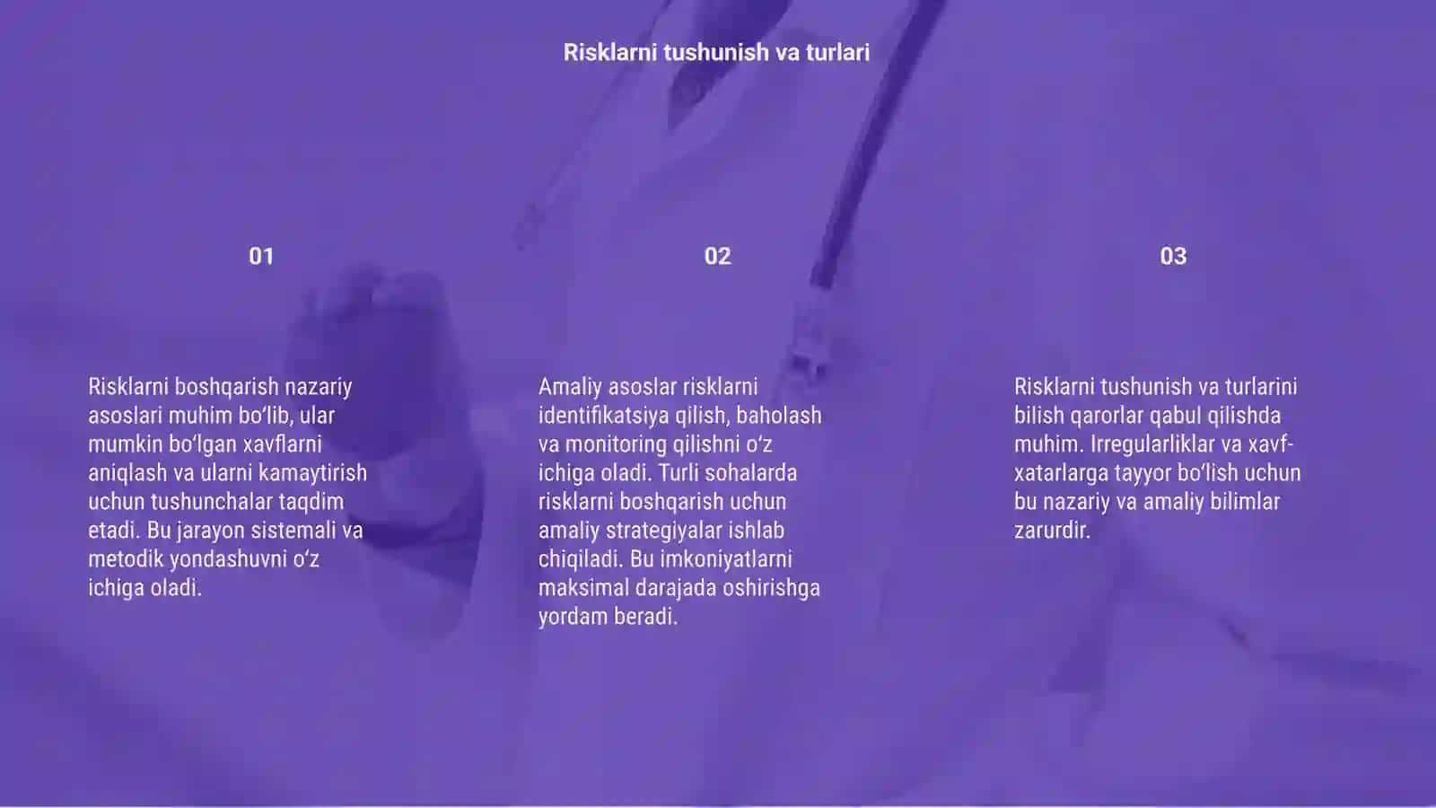 Risklarni boshqarishning nazariy va amaliy asoslari 3