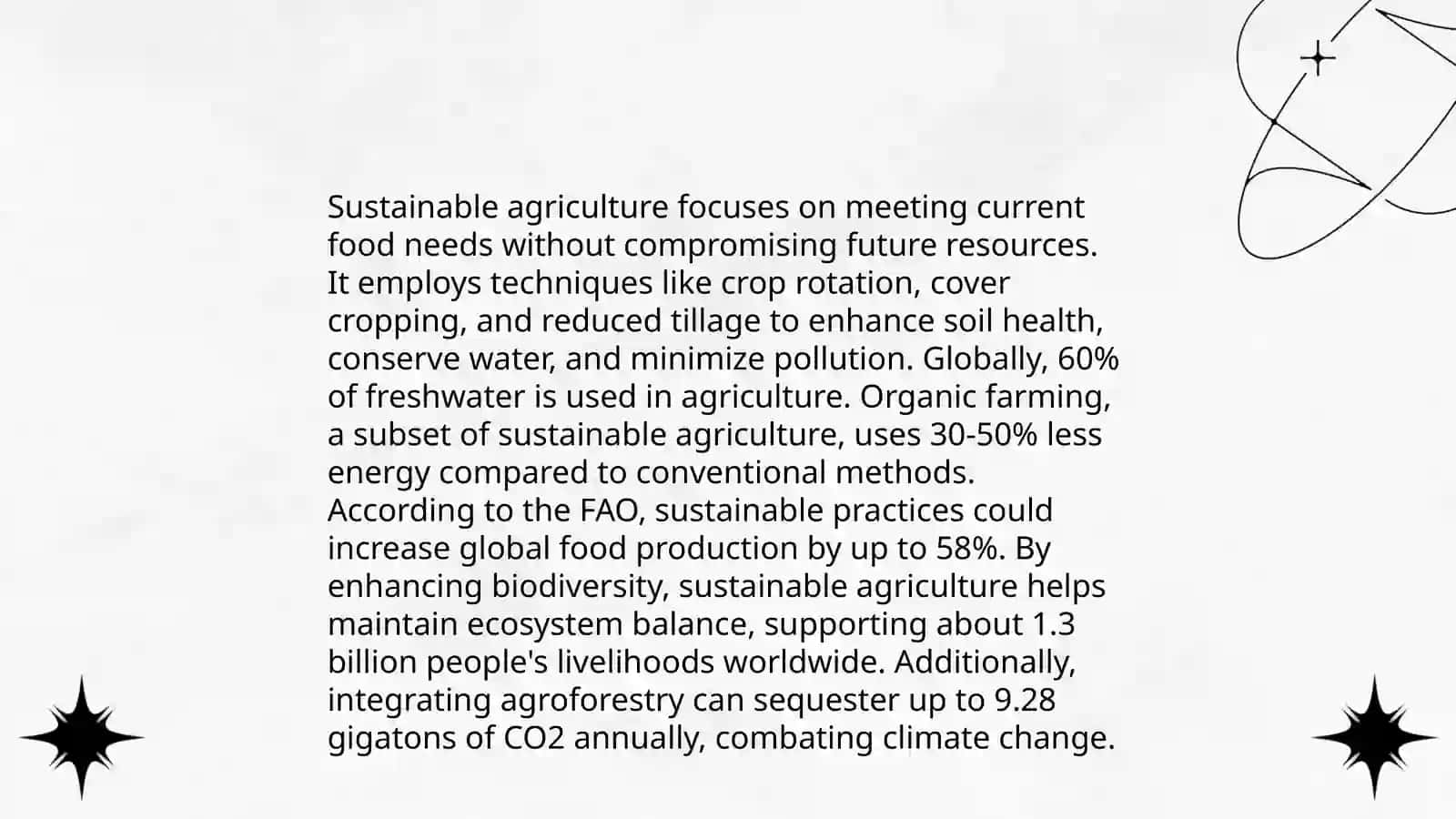 Sustainable Agriculture 3