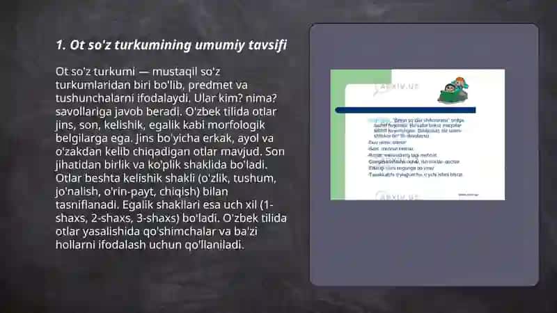 Ot so'z turkumi 3