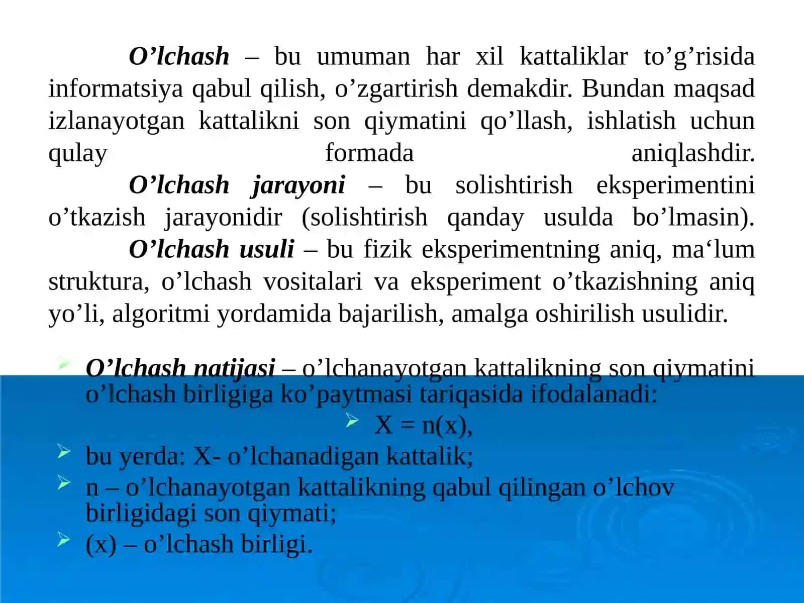 O’lchashusullarivavositalari 3
