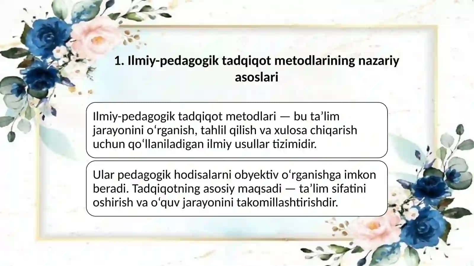 ILMIY-PEDAGOGIK TADQIQOT METODLARI 3