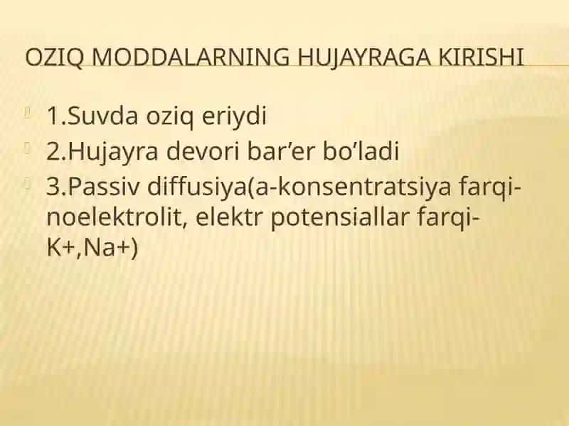 Mikroorganizmlarning oziqlanishi 3