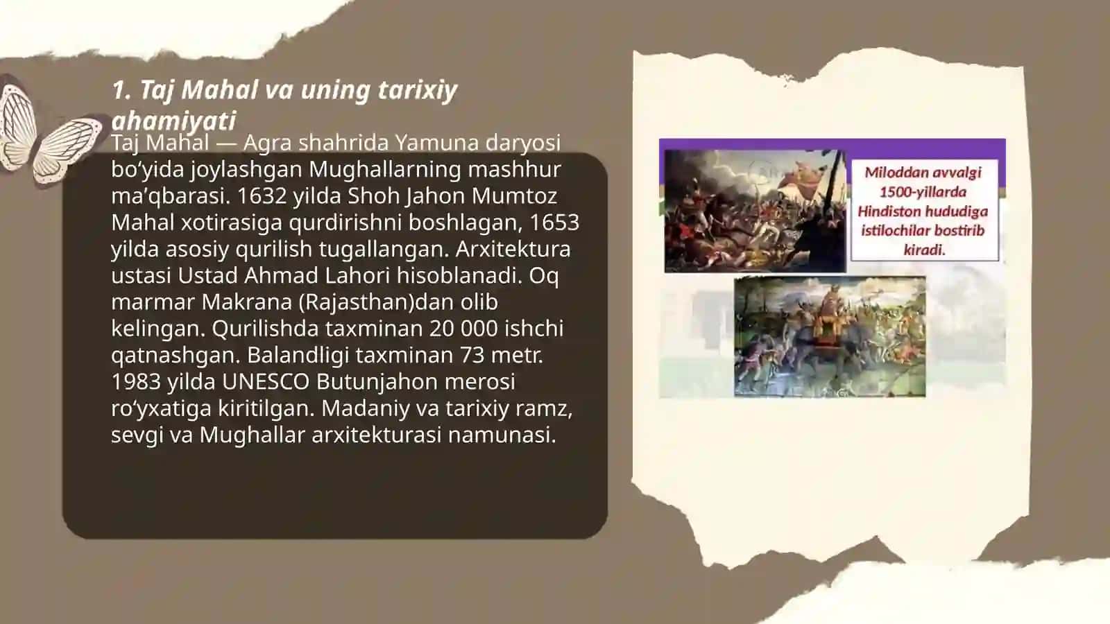 Taj Mahal va uning tarixiy ahamiyati 3