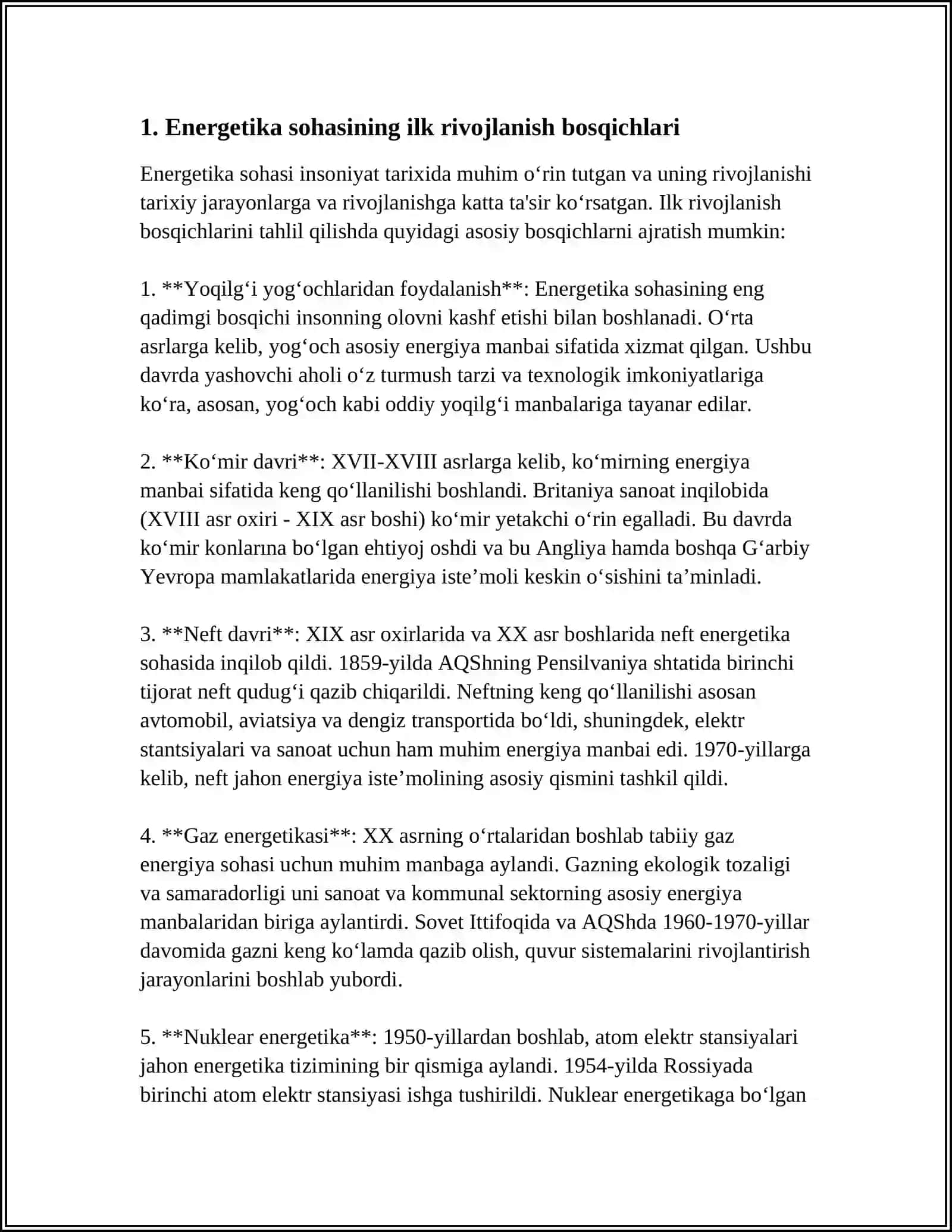 ÓZBEKISTONDA ENERGETIKANING RIVOJLANISH TARIXI 3