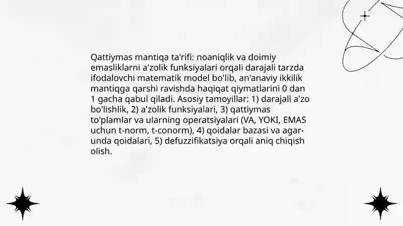 Qattiymas mantiqa ta'rifi 3