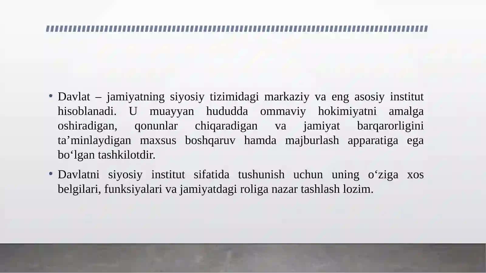 Davlat siyosiy institut sifatida 3