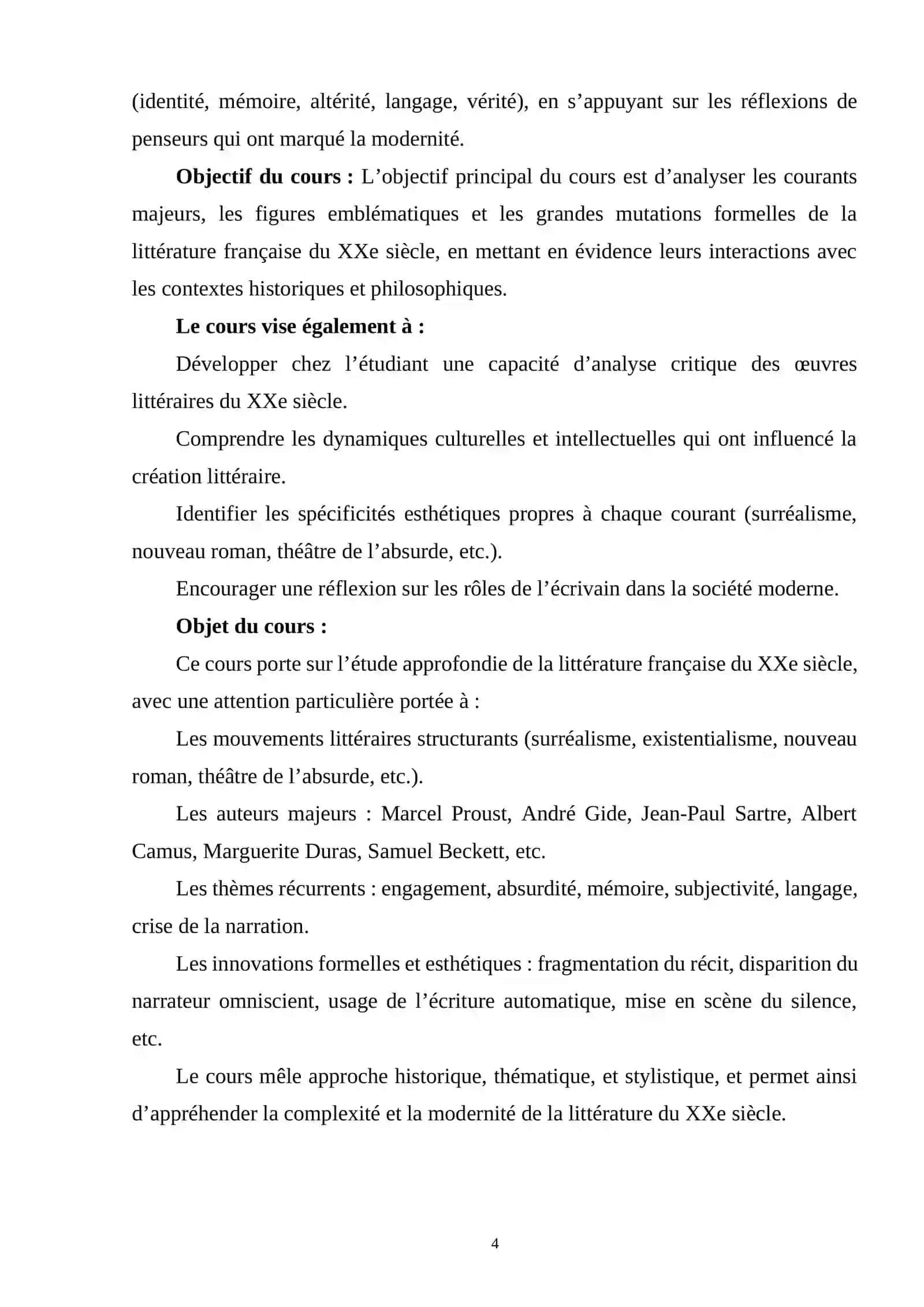 LA LITTERATURE FRANÇAISE DU XX SIECLES 3