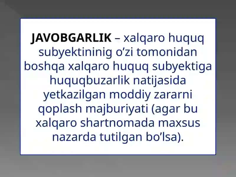 Xalqaro huquqiy javobgarlik 3