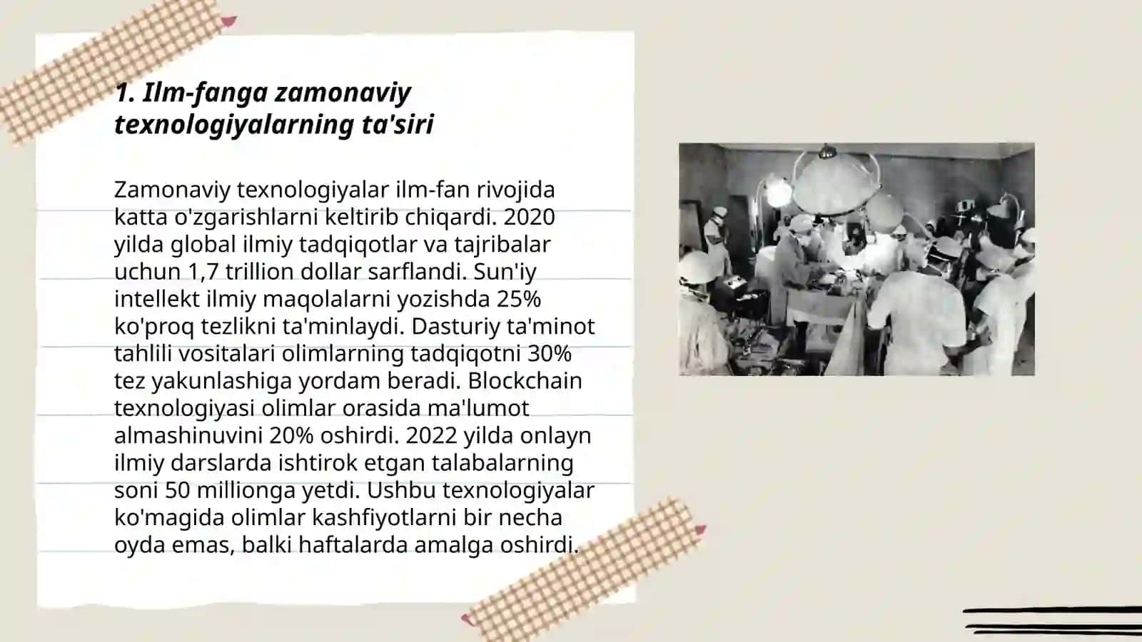 Ilm fan va tibbiyotning rivojlanishi 3