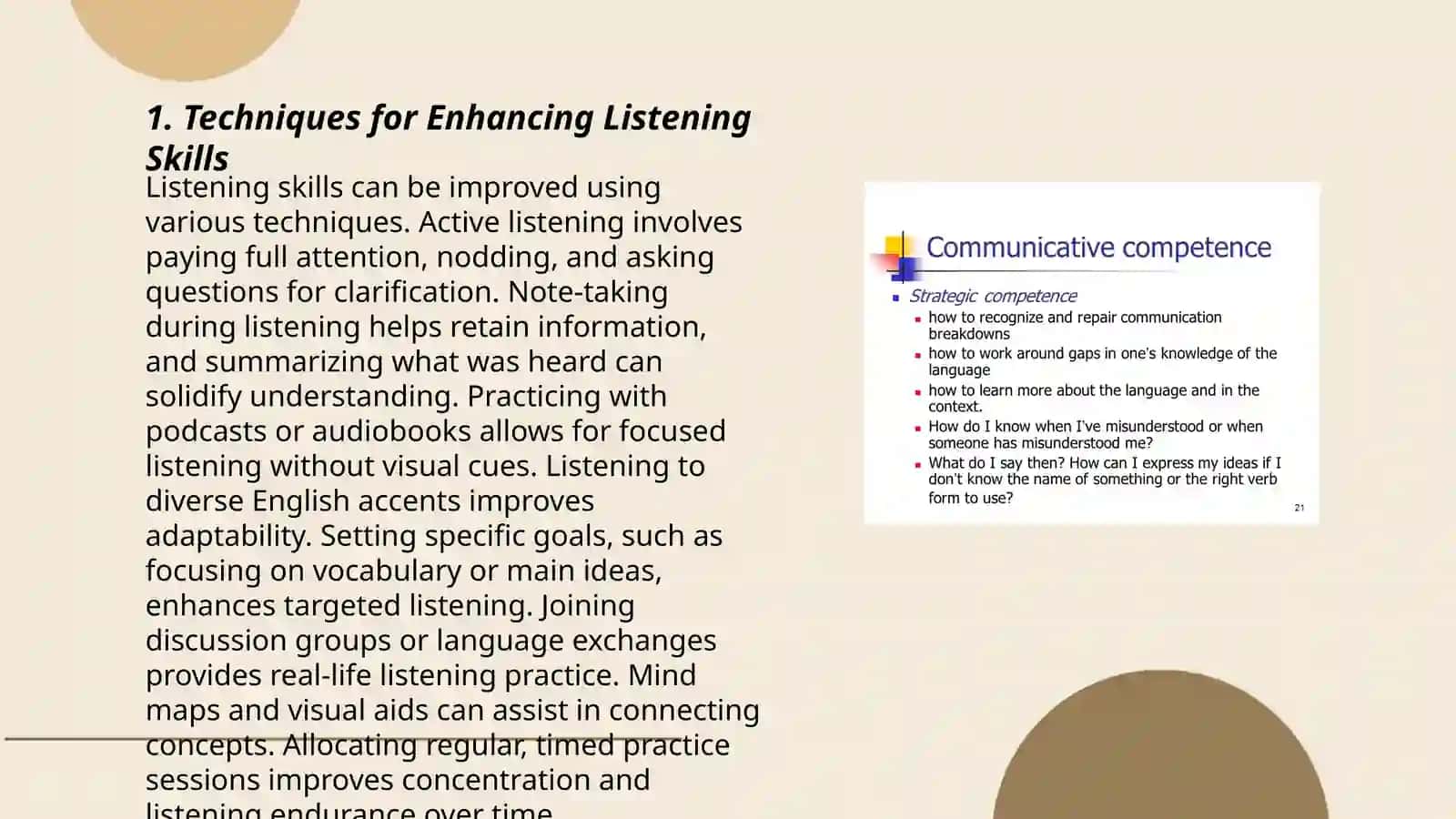 Communicative methods in teaching skills 3