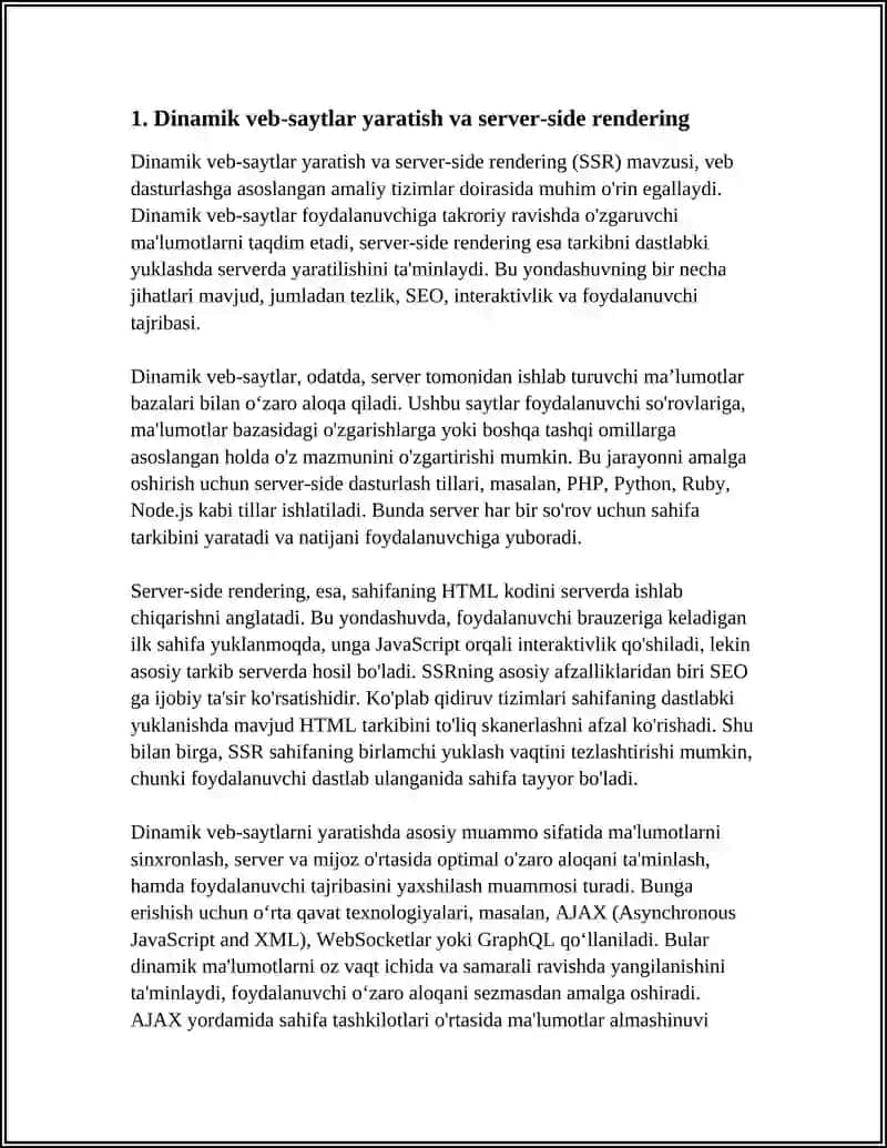 WEB DASTURLASHGA ASOSLANGAN AMALIY TIZIMLAR 3