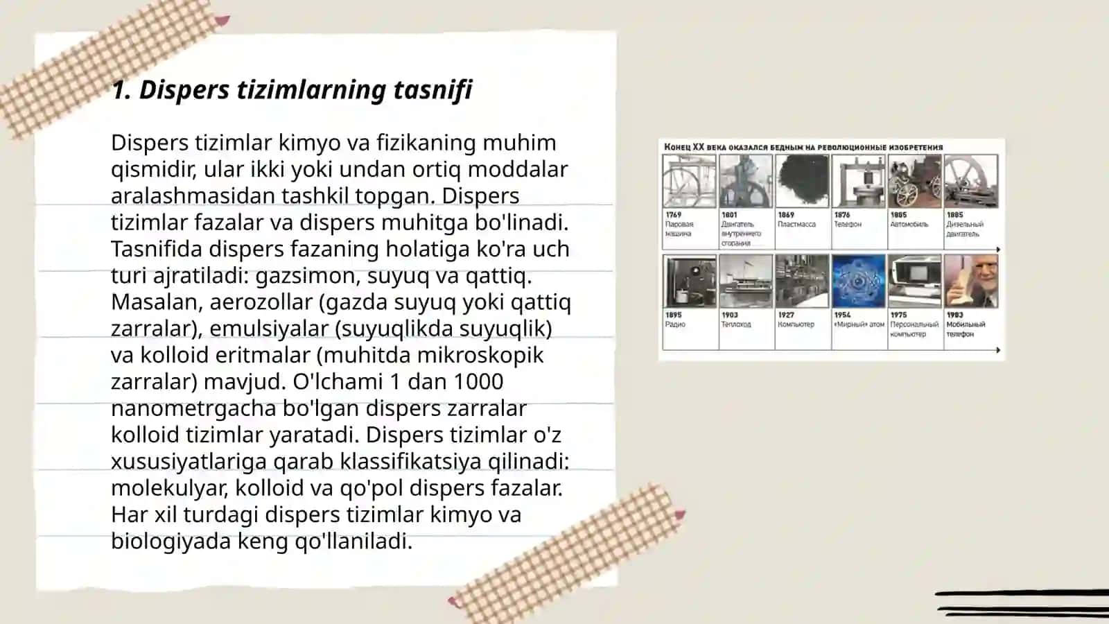Disper sistemalarining fizik kimyosi 3