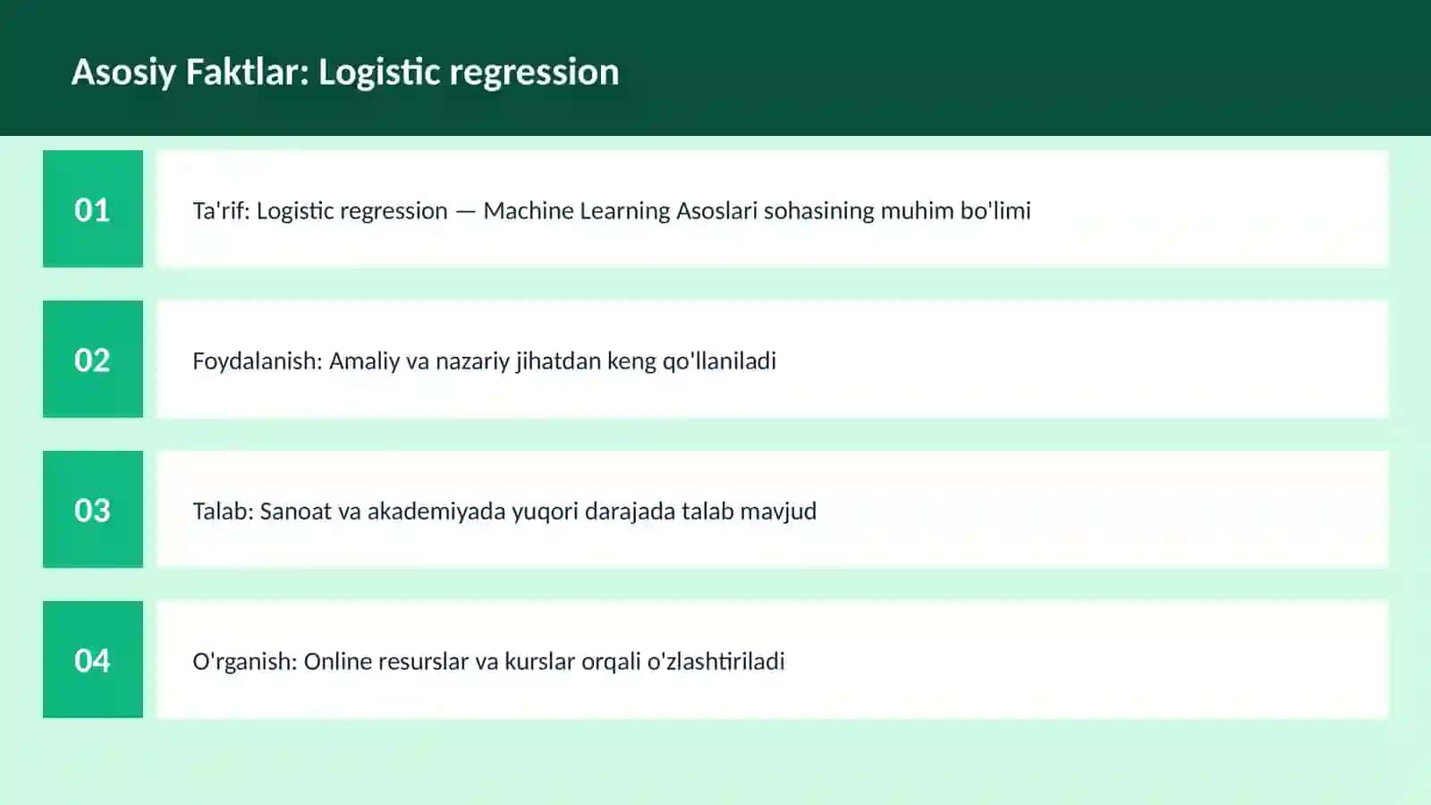 Logistic regression 3