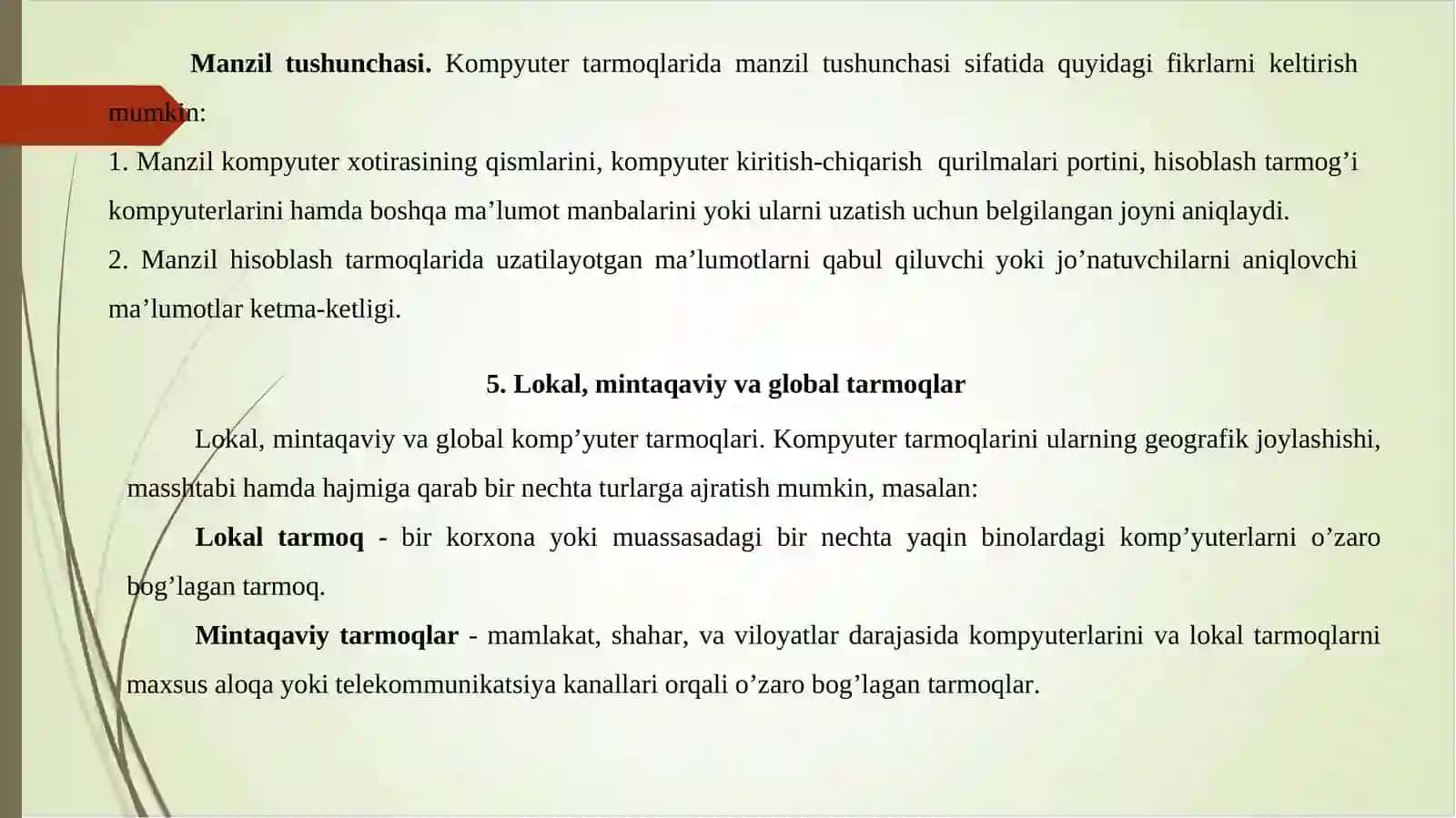 KOMPYUTERTARMOQLARIVATARMOQTEXNOLOGIYALARI 3