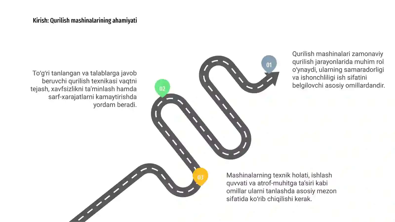 Qurilish mashinalariga qo'yiladigan talablar 3