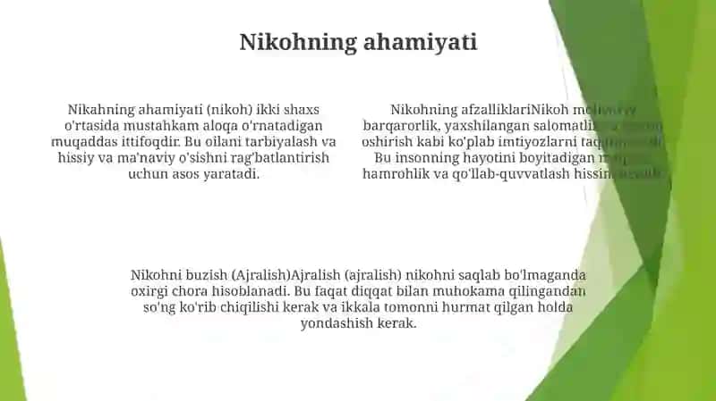 Nikoh Va Ajralish 3