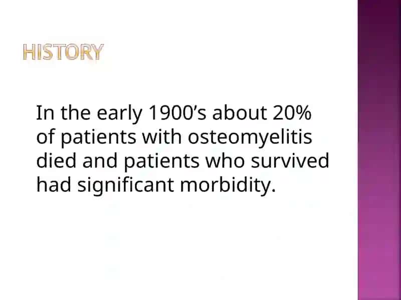 ACUTE AND CHRONIC OSTEOMYELITIS 3