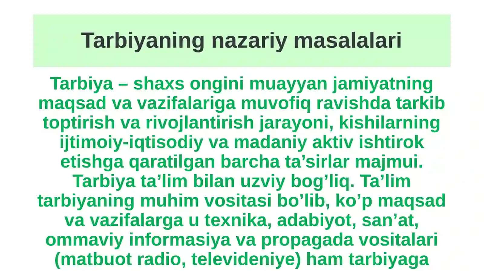 Tarbiya psixologiyasi 3
