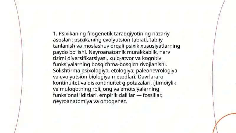 Psixikaning filogenetik taraqqiyoti 3