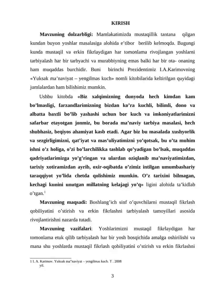 O‘QUVCHILARDA TAFAKKURNING RIVOJLANISHI 3