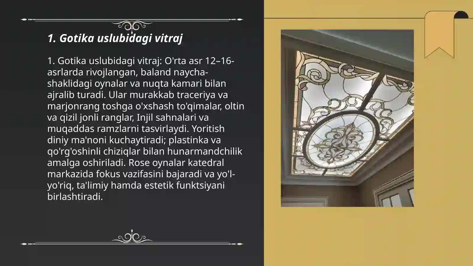 Vitraj turlari 3