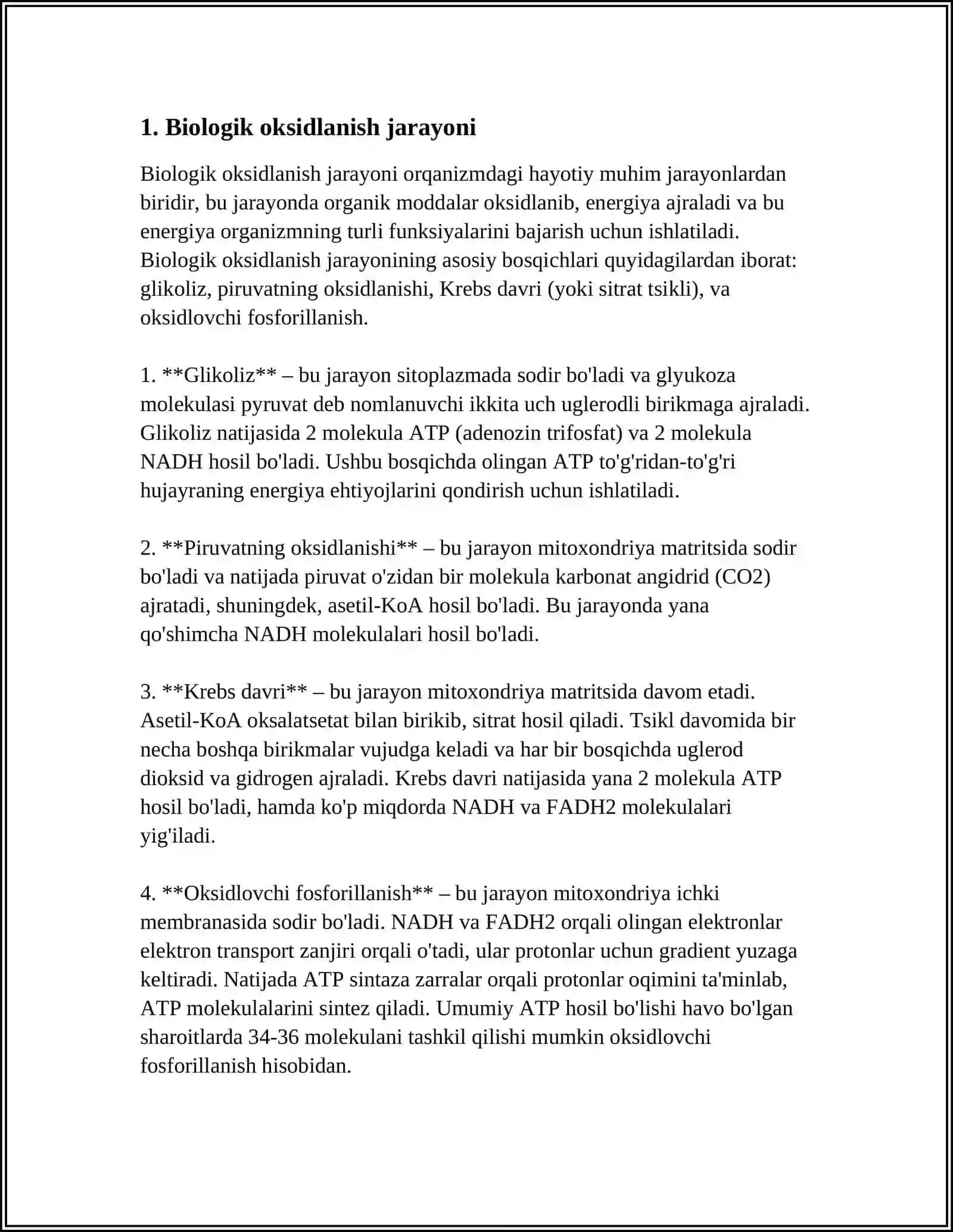 BIOLOGIK OKSIDLANISH 3