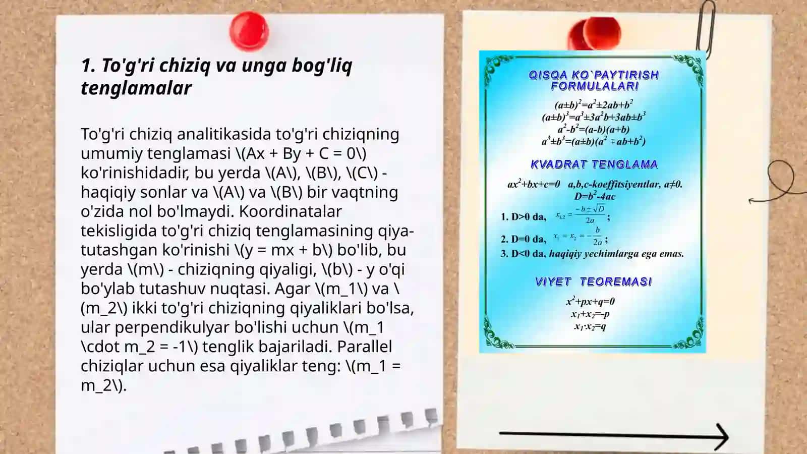 Geometriya va Algebra fanlari uchun 3