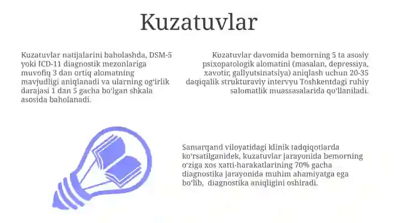 Psixadiagnostik jarayonlar bosqichlari 3